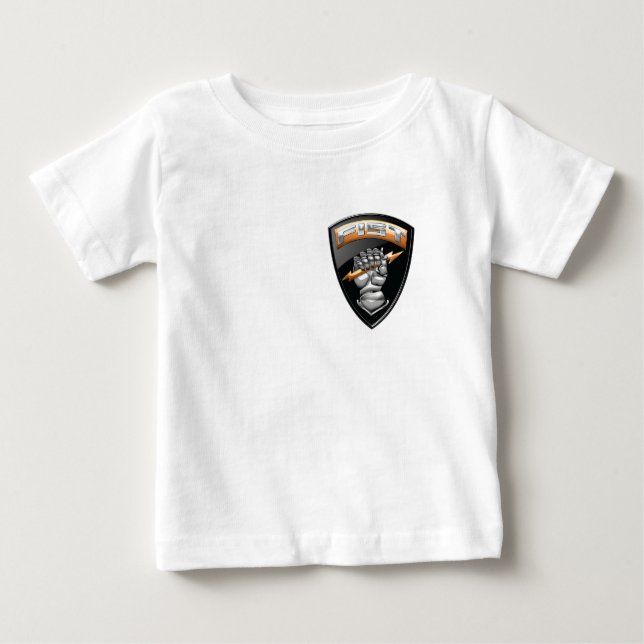 [400] Vorwärtsbeobachter (FAUST) [Emblem] Baby T-shirt (Vorderseite)
