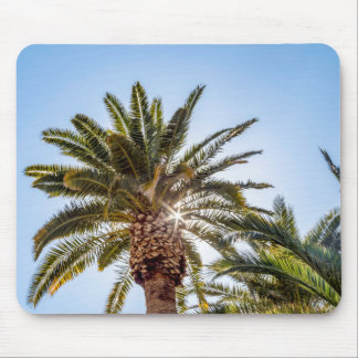 4024-Palmenbaum mit Sonnenaufgang Mousepad