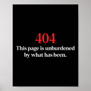 404 Diese Seite ist unbelastet von dem, was Trump Poster