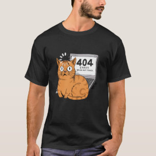 404 Error Brain Not Found Funny Programmer Coder C T-Shirt