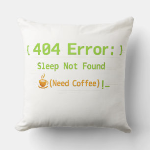 404 Fehler: Schlaf nicht gefunden (Kaffee benötigt Kissen