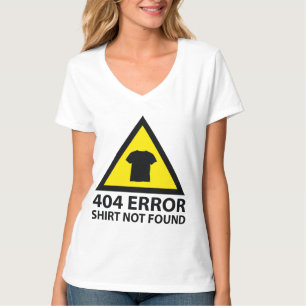404 Fehler: Shirt wurde nicht gefunden