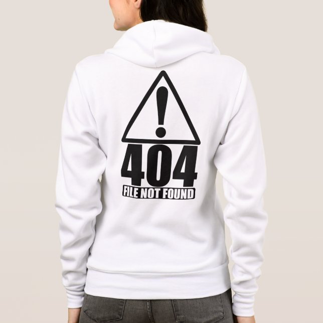 404 HOODIE (Rückseite)