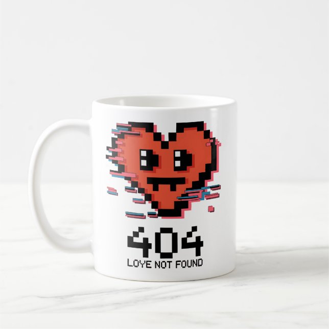 404 Liebe wurde nicht gefunden - Punktdurchschnitt Kaffeetasse (Links)