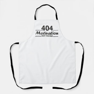 404. Motivation nicht gefunden! Schürze