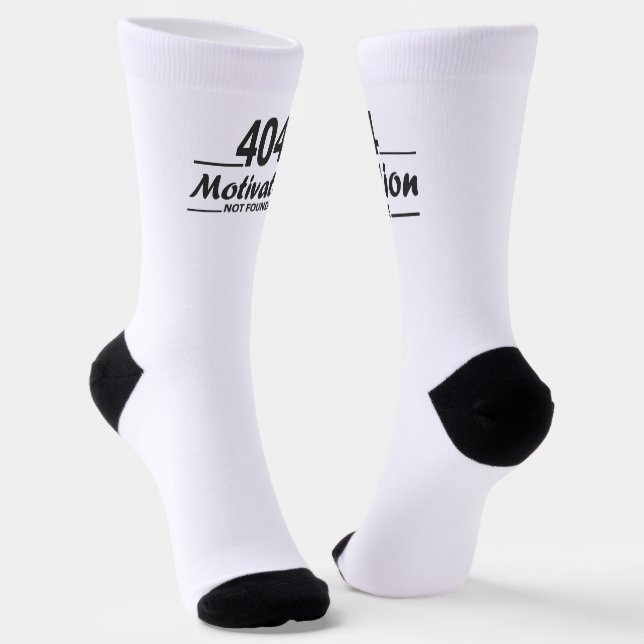 404. Motivation nicht gefunden! Socken (Gewinkelt)