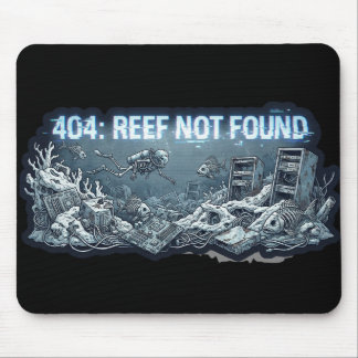 404 Riff Nicht Gefunden – Unterwasser-Tech-Friedho Mousepad
