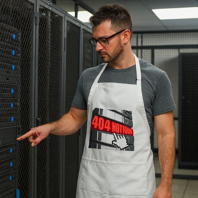404 Website-Fehlermeldung nicht gefunden Schürze (Von Creator hochgeladen)