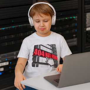 404 Website-Fehlermeldung nicht gefunden T-Shirt