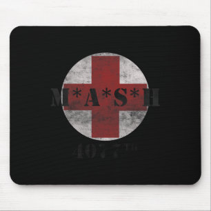 4077. Armee im militärischen Vintagen Roten Kreuz Mousepad