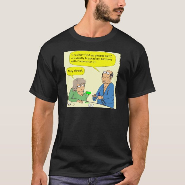408 Gebisse Hemorrhoid-Creme Cartoon T-Shirt (Vorderseite)