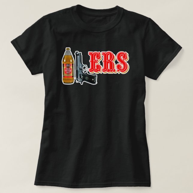40/9 ERS 40 oz 9 mm T-Shirt (Design vorne)