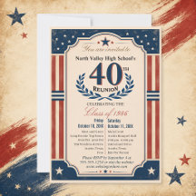 40. Abiturklassentreffen Americana Rot Weiß