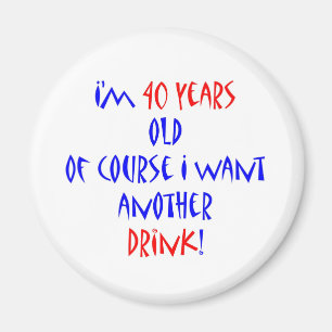 40 andere Getränk Magnet