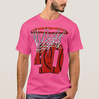 40. Basketball Geburtstag - Basketball und Streetb T-Shirt