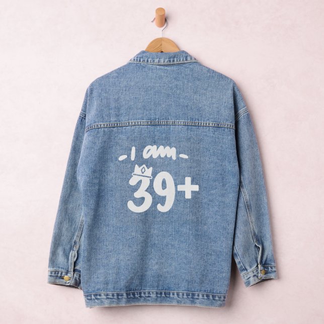 40. BIRTHDAY DENIM JACKET JEANSJACKE (Hangar)