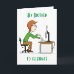 "40. BIRTHTAG FÜR MEINE BROTHER"-Karte Karte<br><div class="desc">HOFFEN SIE,  DASS SIE DIESE COOLE KARTE MÖCHTEN. ÄNDERN SIE ES,  UM IHRE BEDÜRFNISSE INNERHALB UND AUSSERHALB ZU ANZUG! DANKE FÜR DEN STOPPING VON 1 VON MEINEN 8 STORES!!!</div>