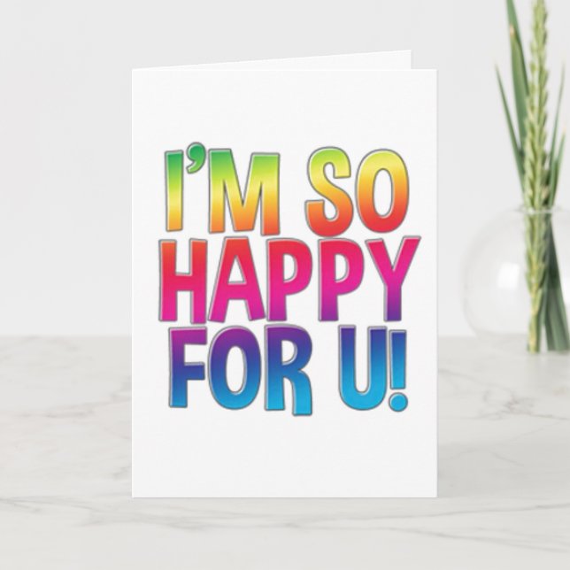 **40. BRITHDAY COUSIN** GLÜCKLICH FÜR SIE! Karte (Vorderseite)