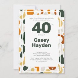 40. Cowboy-Western-Hut Kakteen Einladung