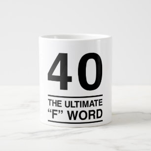 40 Das ultimative Wort Jumbo-Tasse