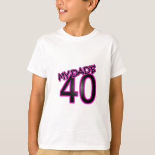 40. der Geburtstags-Geschenke des Vaters T-Shirt