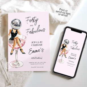40 Diskothek Geburtstag individuelle Einladung