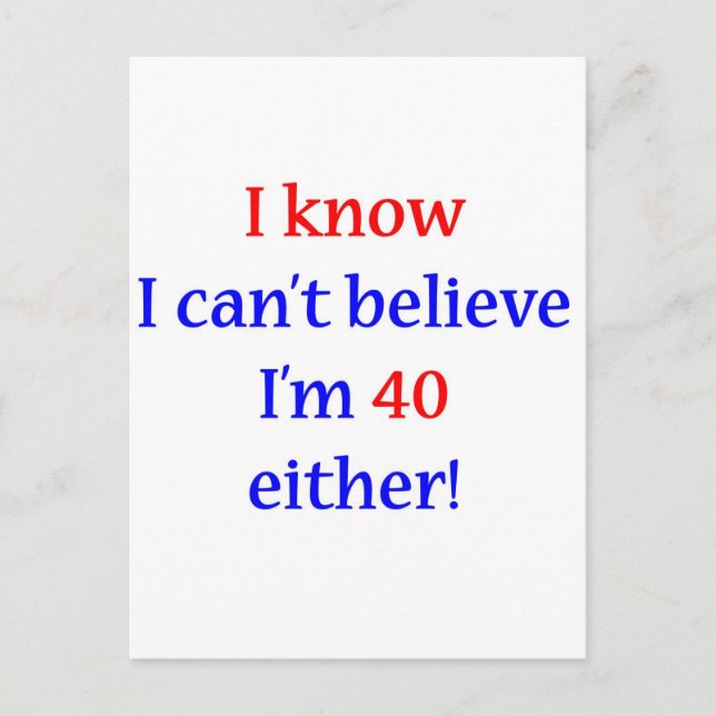 40 Entweder Postkarte (Vorderseite)