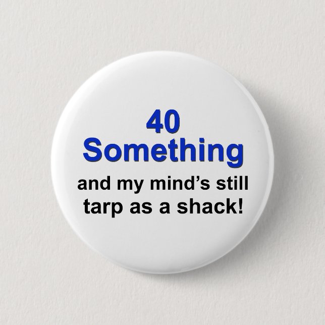 40 etwas… button (Vorderseite)