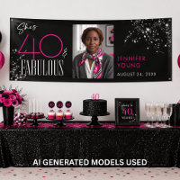 40 Fabelhaft Schwarze Pink Glam Funkelnde Geburtst