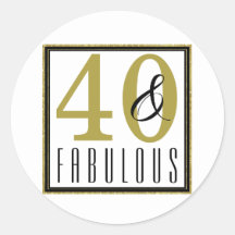 40 & Fabulous 40. Geburtstag Party