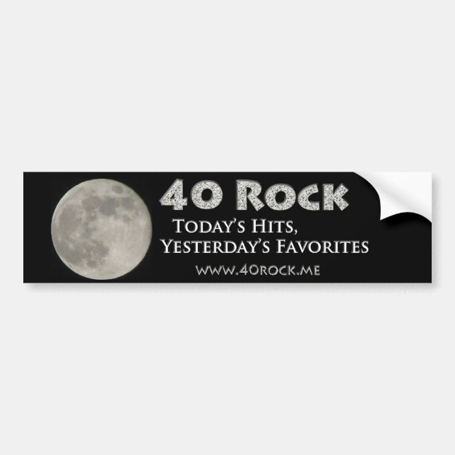 40 Felsen-RadioAutoaufkleber Autoaufkleber (Vorne)