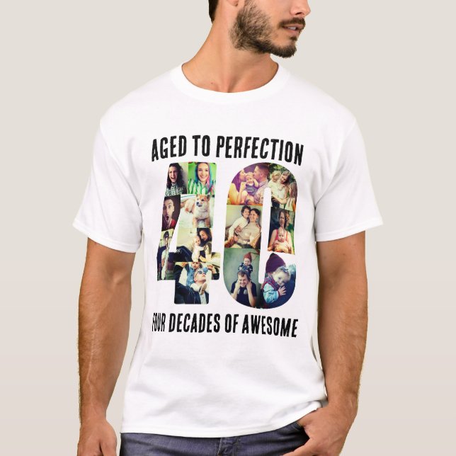 40 Foto T-Shirt (Vorderseite)
