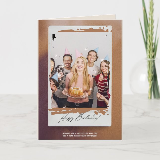 40. Freund Geburtstag Karte (Vorderseite)