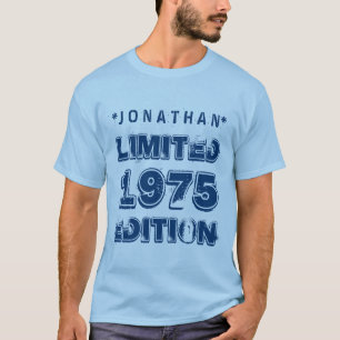 40. Geburtstag 1975 Limited Edition Custom D02 T-Shirt