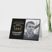 40. Geburtstag 1983 Fotovorlage Legendär