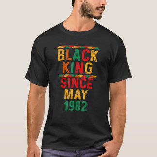 40. Geburtstag 40 Jahre Schwarzer König seit Mai 1 T-Shirt