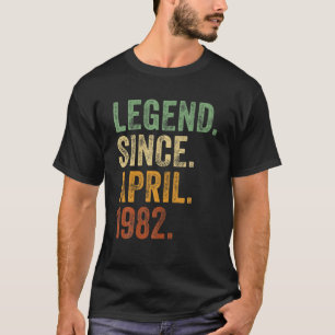 40. Geburtstag April Geboren 40 Jahre Legende seit T-Shirt