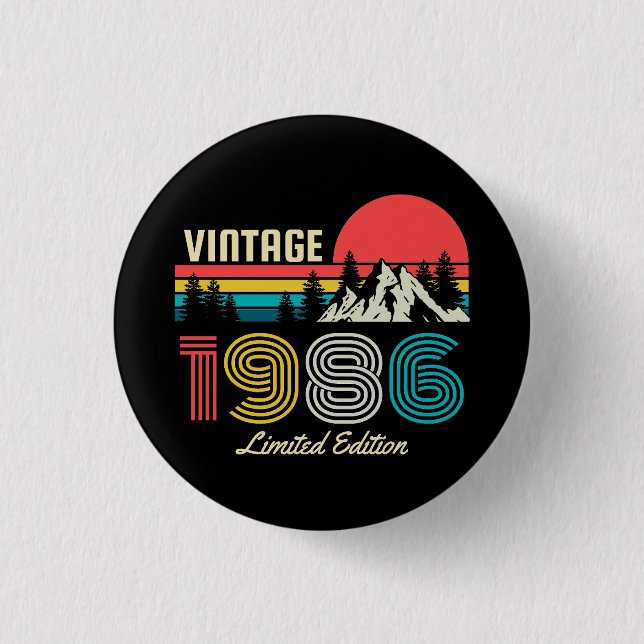 40. Geburtstag Button (Vorderseite)