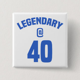 40. Geburtstag Button