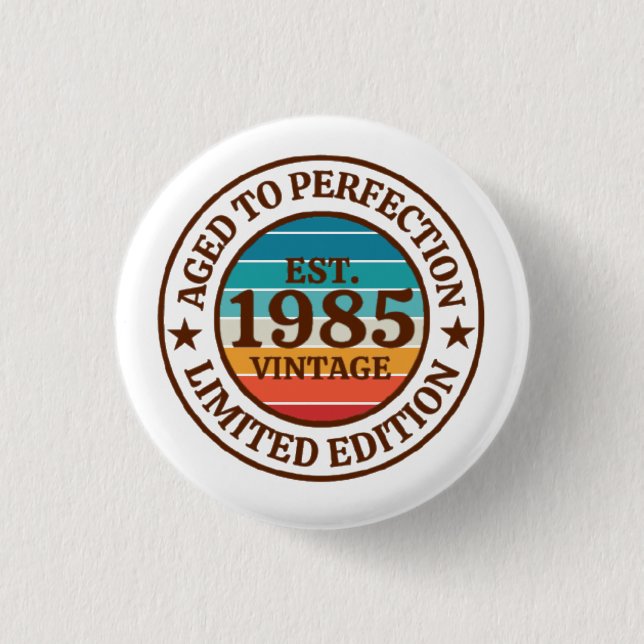 40. Geburtstag Button (Vorderseite)