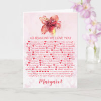 40. Geburtstag Calla Lilly Gründe