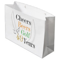 40. Geburtstag Cheers and Biers Golf Gastgeschenk