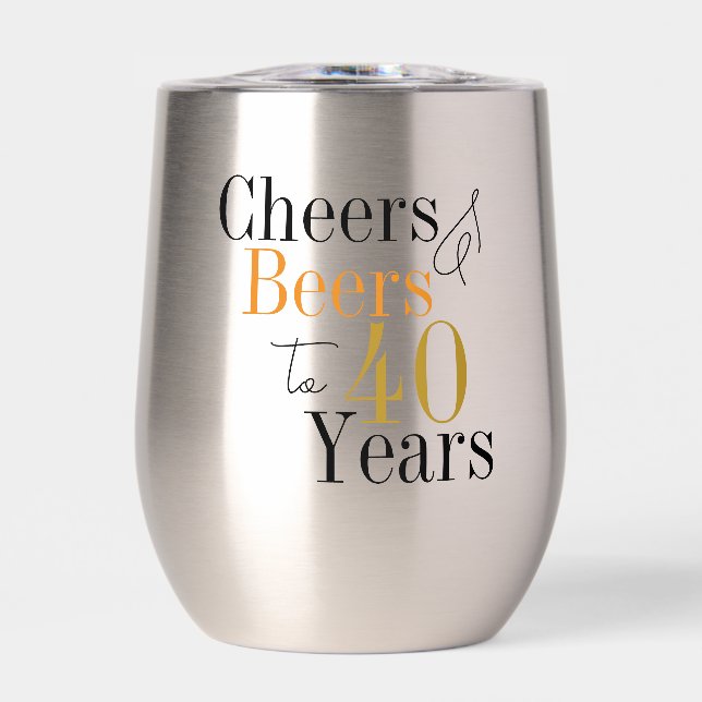 40. Geburtstag Cheers Beers Party (Vorderseite)