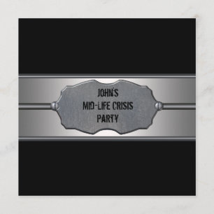 40. Geburtstag des Black Metal Mannes Einladung