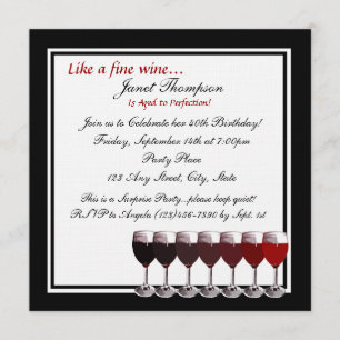 40. Geburtstag einladen Einladung