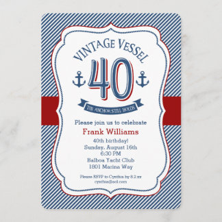 40. Geburtstag Einladung