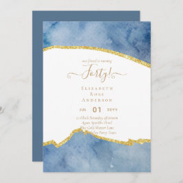 40. Geburtstag Einladungen Glamour Girly Modern FU