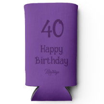 40. Geburtstag Elegantes lila Geschenk für Frauen