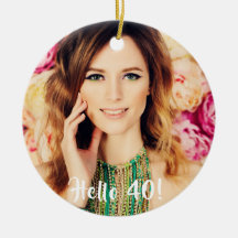 40. Geburtstag Foto hallo 40