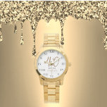 40. Geburtstag für Ihr 40 Gold Girly Elegant Armbanduhr<br><div class="desc">40 Jahre alt. Est. 1983. 40. Geburtstag,  vierzig,  40 Jahre alt,  Gold,  Weibchen,  eine Uhr für sie.</div>